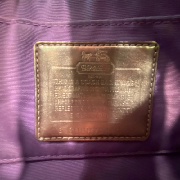 Black Coach Clutch - Picture 3 of 3